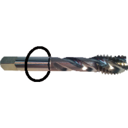 ‎3/8-24 Dia-H4-3 FL-Std Spiral FL Tap - Black Ring - USA Tool & Supply