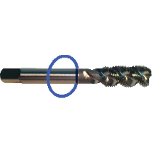 ‎M5 x .80 Dia-D4-3 FL-Std Spiral FL Tap - Blue Ring - USA Tool & Supply