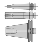 3MT x 7/8-20 Thread Tapping Attachment Shank - USA Tool & Supply