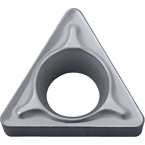 TBMT 12105 DP TN60, 0.0079″ Corner Radius, 1/16″ Thick, 5/32″ Inscribed Circle, TiCN/NbC, Triangle, Turning Indexable Insert - Exact Industrial Supply