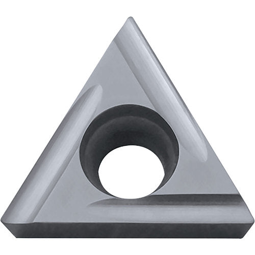 TCGT 151502 F-U TN60, 0.0039″ Corner Radius, 3/32″ Thick, 3/16″ Inscribed Circle, TiCN/NbC, Triangle, Turning Indexable Insert - Exact Industrial Supply