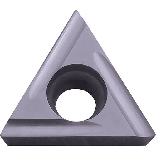 TCGT 2202 MF-U PR1225, 0.0039″ Corner Radius, 1/8″ Thick, 1/4″ Inscribed Circle, MEGACOAT, Triangle, Turning Indexable Insert - Exact Industrial Supply