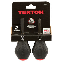 2 Piece Stubby Screwdriver Set - USA Tool & Supply