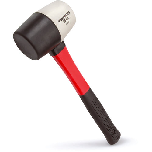 Tekton 16 Oz. White/Black Rubber Mallet Fiberglass Handle - USA Tool & Supply