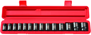 Tekton 1/2" Drive Shallow Impact Socket Set (Mm) - USA Tool & Supply