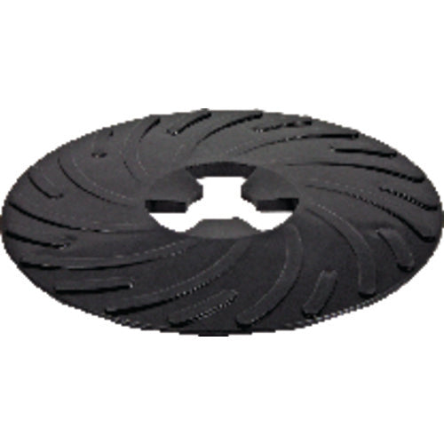 3M Disc Pad Face Plate Ribbed 81733 5″ Hard Black - USA Tool & Supply