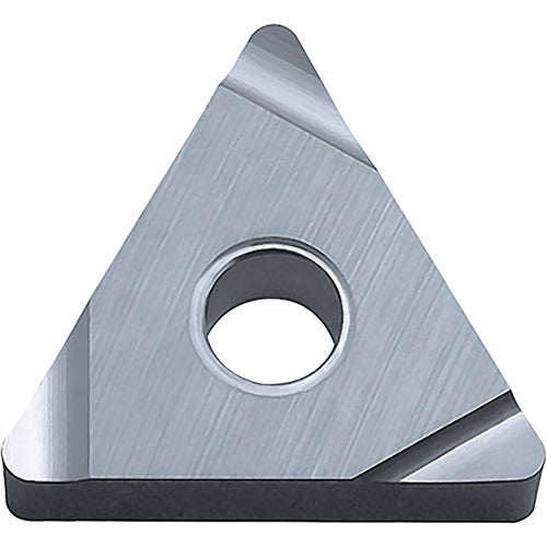 TNEG 331 SSF TN610, 1/64″ Corner Radius, 3/16″ Thick, 3/8″ Inscribed Circle, TiCN, 60 Degree Triangle, Turning Indexable Insert