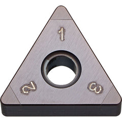TNGA 332 MEP KBN05M, 1/32″ Corner Radius, 3/16″ Thick, 3/8″ Inscribed Circle, MEGACOAT, Triangle, Turning Indexable Insert