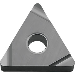 TNGG 332 S TN620, 1/32″ Corner Radius, 3/16″ Thick, 3/8″ Inscribed Circle, TiCN, Triangle, Turning Indexable Insert - Exact Industrial Supply