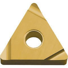 TNGG 332 S PV710, 1/32″ Corner Radius, 3/16″ Thick, 3/8″ Inscribed Circle, TiCN (MEGACOAT NANO), 60 Degree Triangle, Turning Indexable Insert