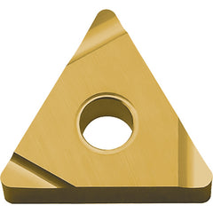 TNGG 332 S PV710, 1/32″ Corner Radius, 3/16″ Thick, 3/8″ Inscribed Circle, TiCN (MEGACOAT NANO), 60 Degree Triangle, Turning Indexable Insert