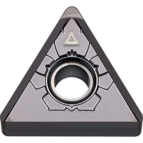 TNGM 332 BB3 KBN25M, 1/32″ Corner Radius, 3/16″ Thick, 3/8″ Inscribed Circle, MEGACOAT, Triangle, Turning Indexable Insert - Exact Industrial Supply