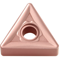 TNMG 331 C CA315, 1/64″ Corner Radius, 3/16″ Thick, 3/8″ Inscribed Circle, TiCnulll2O3/Ti, Triangle, Turning Indexable Insert - Exact Industrial Supply