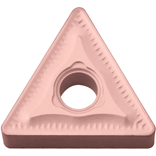 TNMG 332 GC CA310, 1/32″ Corner Radius, 3/16″ Thick, 3/8″ Inscribed Circle, TiCnulll2O3/Ti, Triangle, Turning Indexable Insert - Exact Industrial Supply