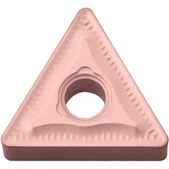 TNMG 332 GC CA310, 1/32″ Corner Radius, 3/16″ Thick, 3/8″ Inscribed Circle, TiCnulll2O3/Ti, Triangle, Turning Indexable Insert - Exact Industrial Supply