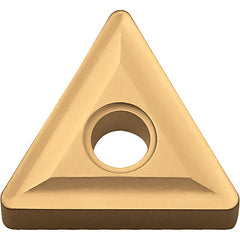 TNMG 332 PR630, 1/32″ Corner Radius, 3/16″ Thick, 3/8″ Inscribed Circle, TiN, 60 Degree Triangle, Turning Indexable Insert