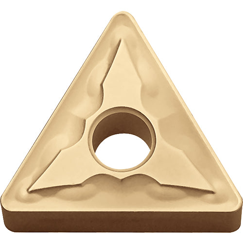TNMG 232 GS CA025P, 1/32″ Corner Radius, 3/16″ Thick, 1/4″ Inscribed Circle, TiCl2O3/TiN, 60 Degree Triangle, Turning Indexable Insert