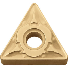 TNMG 332 GT CA5525, 1/32″ Corner Radius, 3/16″ Thick, 3/8″ Inscribed Circle, TiCnulll2O3/TiN, Triangle, Turning Indexable Insert - Exact Industrial Supply