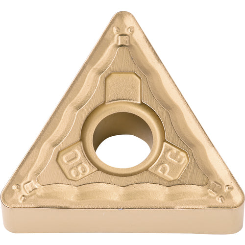 TNMG 332 PG CA525, 1/32″ Corner Radius, 3/16″ Thick, 3/8″ Inscribed Circle, TiCnulll2O3/TiN, Triangle, Turning Indexable Insert - Exact Industrial Supply