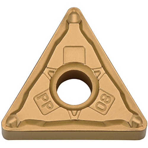 TNMG 331 PP PV7025, 1/64″ Corner Radius, 3/16″ Thick, 3/8″ Inscribed Circle, TiCN (MEGACOAT), Triangle, Turning Indexable Insert - Exact Industrial Supply