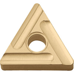 TNMG 332 ST CA5525, 1/32″ Corner Radius, 3/16″ Thick, 3/8″ Inscribed Circle, TiCnulll2O3/TiN, Triangle, Turning Indexable Insert - Exact Industrial Supply