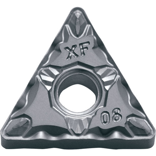 TNMG 331 XF PV7010, 1/64″ Corner Radius, 3/16″ Thick, 3/8″ Inscribed Circle, TiCN (MEGACOAT), Triangle, Turning Indexable Insert - Exact Industrial Supply