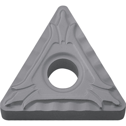 TNMG 332 XP TN610, 1/32″ Corner Radius, 3/16″ Thick, 3/8″ Inscribed Circle, TiCN, Triangle, Turning Indexable Insert - Exact Industrial Supply