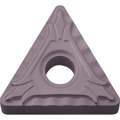 TNMG 332 XP PV7025, 1/32″ Corner Radius, 3/16″ Thick, 3/8″ Inscribed Circle, TiCN (MEGACOAT), Triangle, Turning Indexable Insert - Exact Industrial Supply