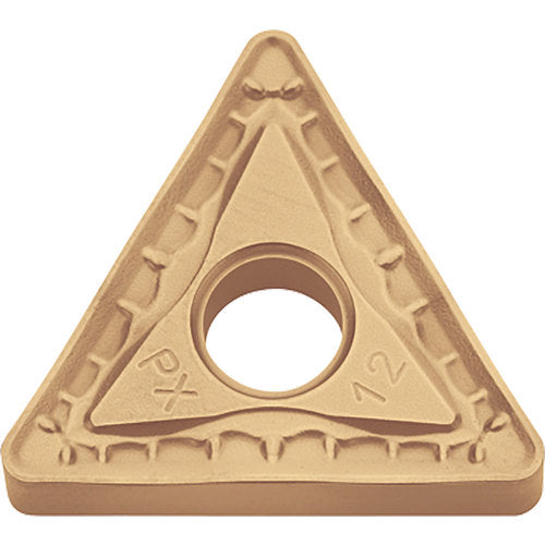 TNMM 332 PX CA025P, 1/32″ Corner Radius, 3/16″ Thick, 3/8″ Inscribed Circle, TiCl2O3/TiN, 60 Degree Triangle, Turning Indexable Insert