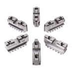 Hard Master Jaws for Scroll Chuck 6" 6-Jaw 6 Pc Set - USA Tool & Supply