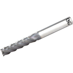 ‎5/16″ Dia. × 5/16″ Shank × 1-1/4″ DOC × 3-1/2″ OAL, Carbide, Duarise, 4 Flute, Shrink Fit, Square, Solid End Mill - Exact Industrial Supply
