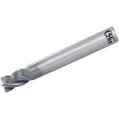 5/16″ Dia. × 5/16″ Shank × 7/16″ DOC × 4″ OAL, Carbide, Duarise, 4 Flute, Variable, Square, Solid End Mill