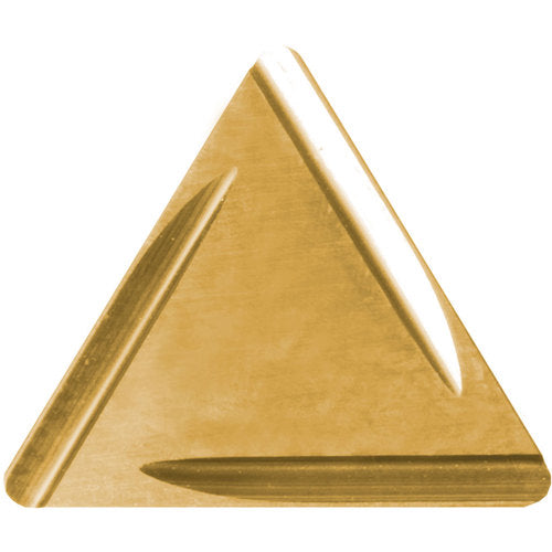 TPGR 321 B PV720, 1/64″ Corner Radius, 1/8″ Thick, 3/8″ Inscribed Circle, TiCN (MEGACOAT NANO), Triangle, Turning Indexable Insert - Exact Industrial Supply