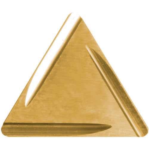 TPGR 321 C PV720, 1/64″ Corner Radius, 1/8″ Thick, 3/8″ Inscribed Circle, TiCN (MEGACOAT NANO), 60 Degree Triangle, Turning Indexable Insert