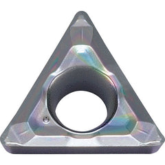 TPGT 181505 AP PDL010, 0.008″ Corner Radius, 3/32″ Thick, 7/32″ Inscribed Circle, C, 60 Degree Triangle, Turning Indexable Insert