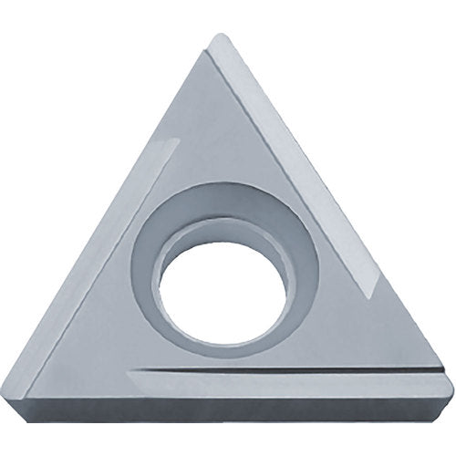 TPGT 331 Hard Steel TN60, 1/64″ Corner Radius, 3/16″ Thick, 3/8″ Inscribed Circle, TiCN/NbC, Triangle, Turning Indexable Insert - Exact Industrial Supply