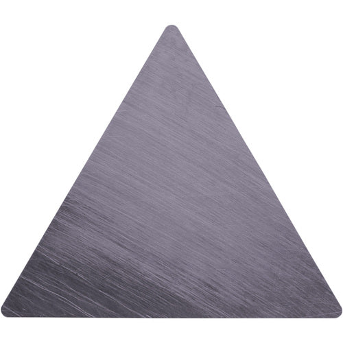 TPG 221 PV7005, 1/64″ Corner Radius, 1/8″ Thick, 1/4″ Inscribed Circle, TiC/TiN (MEGACOAT), 60 Degree Triangle, Turning Indexable Insert