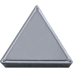 TPMR 321 DP TN60, 1/64″ Corner Radius, 1/8″ Thick, 3/8″ Inscribed Circle, TiCN/NbC, Triangle, Turning Indexable Insert - Exact Industrial Supply