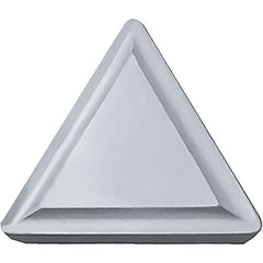 TPMR 321 G TN60, 1/64″ Corner Radius, 1/8″ Thick, 3/8″ Inscribed Circle, TiCN/NbC, Triangle, Turning Indexable Insert - Exact Industrial Supply