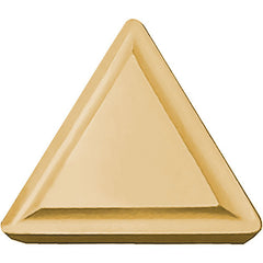 TPMR 221 G PV730, 1/64″ Corner Radius, 1/8″ Thick, 1/4″ Inscribed Circle, TiAlN/TiN, 60 Degree Triangle, Turning Indexable Insert