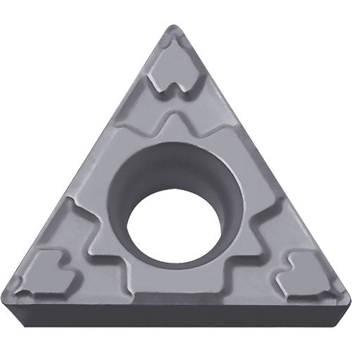 TPMT 222 GP TN610, 1/32″ Corner Radius, 1/8″ Thick, 1/4″ Inscribed Circle, TiCN, 60 Degree Triangle, Turning Indexable Insert