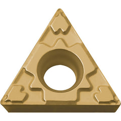 TPMT 221 GP PV730, 1/64″ Corner Radius, 1/8″ Thick, 1/4″ Inscribed Circle, TiAlN/TiN, 60 Degree Triangle, Turning Indexable Insert