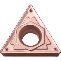 TPMT 322 HQ CA320, 1/32″ Corner Radius, 1/8″ Thick, 3/8″ Inscribed Circle, TiCnulll2O3/Ti, Triangle, Turning Indexable Insert - Exact Industrial Supply