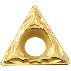 TPMT 221 PP TN620, 1/64″ Corner Radius, 1/8″ Thick, 1/4″ Inscribed Circle, TiCN, Triangle, Turning Indexable Insert - Exact Industrial Supply