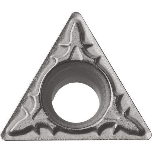 TPMT 321 XP TN620, 1/64″ Corner Radius, 1/8″ Thick, 3/8″ Inscribed Circle, TiCN, Triangle, Turning Indexable Insert - Exact Industrial Supply