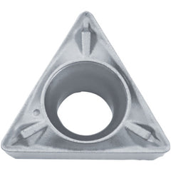 TPMX 2205 WP TN610, 0.008″ Corner Radius, 1/8″ Thick, 1/4″ Inscribed Circle, TiCN, 60 Degree Triangle, Turning Indexable Insert