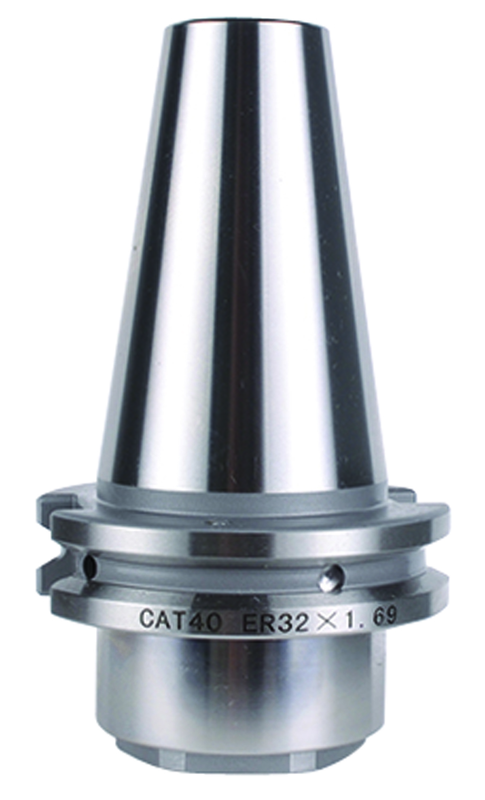 CAT40 x ER32 x 1.69" Balanced G.25 @ 20,000 RPM Coolant thru the spindle and DIN AD+B thru flange capable ER Collet Chuck - USA Tool & Supply