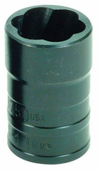 21mm - Turbo Socket - 1/2" Drive - USA Tool & Supply