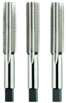 9/16-12 H3 4-Flute High Speed Steel Hand Tap Set-Bright - USA Tool & Supply
