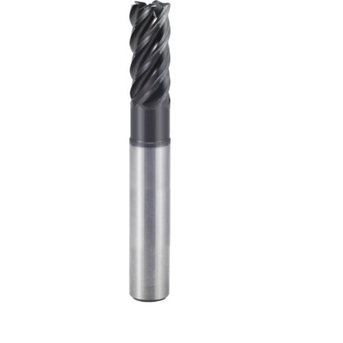 1″ × 1″ × 1 1/4″ × 8″ 5 Flute Square End Carbide End Mill-Plain Shank - Y-Coating